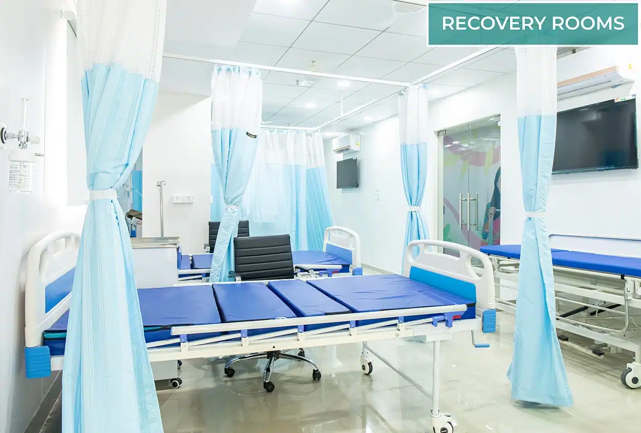 Well-equipped recovery area at Femcare Fertility Baner for post-procedure care